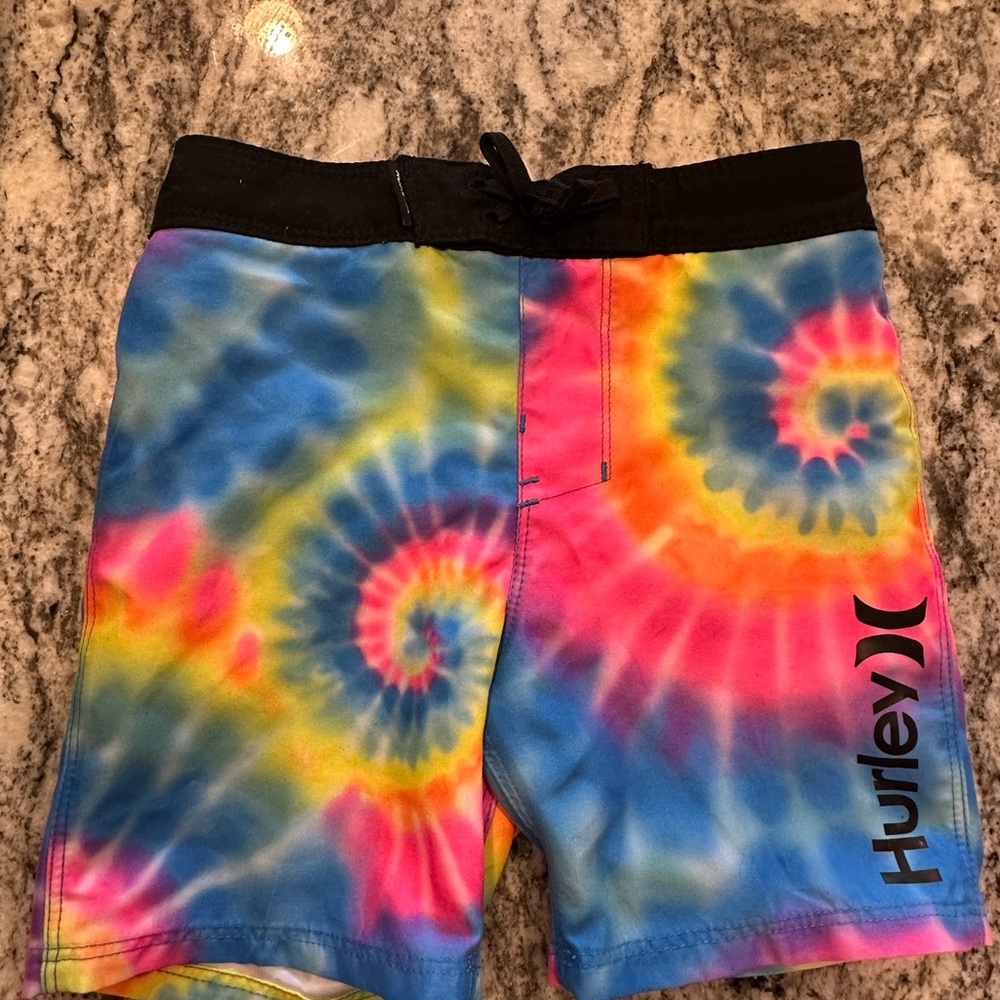 Hurley Kids' Tie Dye Swim Trunks